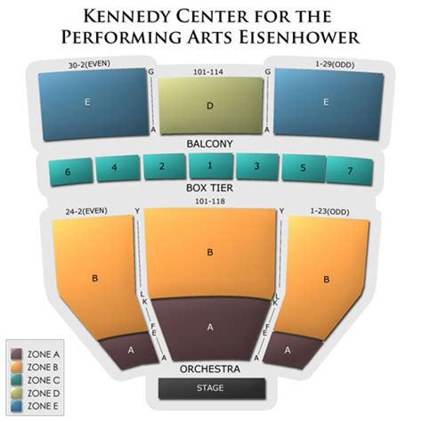 Seating Chart Kennedy Center Concert Hall