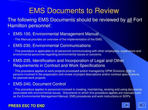 Ppt Ems Awareness Training Fort Hamilton Powerpoint Presentation