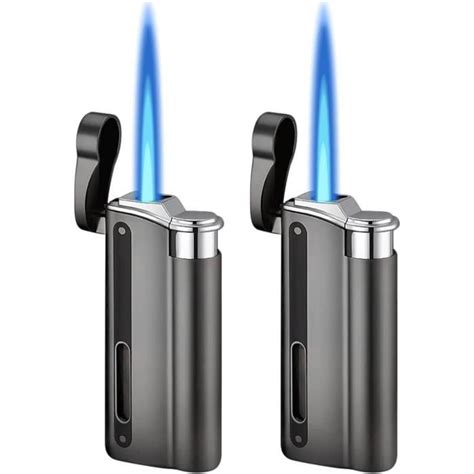 Briquet Temp Te Jet Flamme Rechargeable Pi Ces Briquet Jet Avec