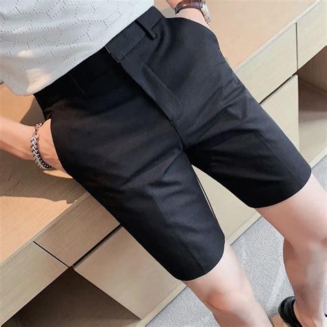 Black Dress Shorts Men