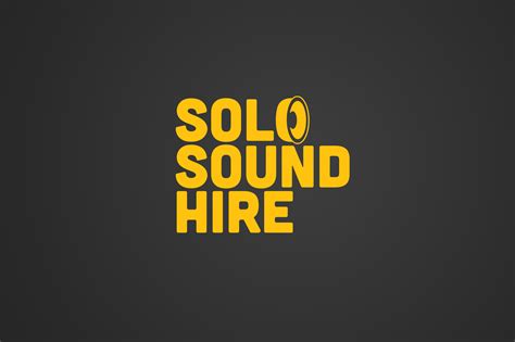 Solo Sound Hire Logo Design Alexi Vasiliou
