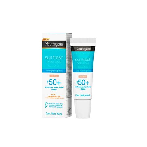 Protector Solar Facial Fluido Fps Neutrogena Con Color Cont