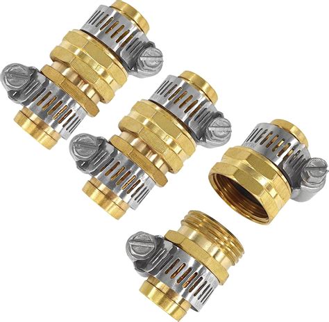 Amazon 3Sets Brass 3 4 Garden Heavy Duty Hose Mender Repair End