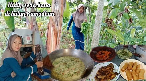 Aktifitas Irt Bulan Ramadhan Cooking Buka Puasa Gulai Daun