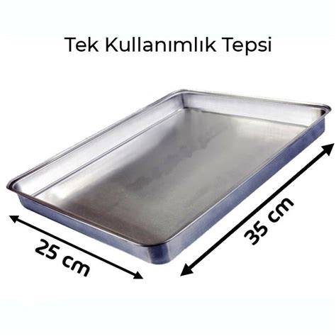 Köşeli Tek Kullanımlık Tepsi 25x35cm Kullan At Tepsi