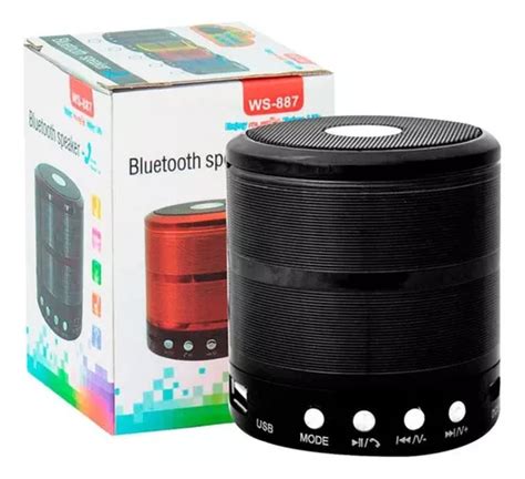 Mini Caixa De Som Bluetooth Usb Portátil Lehmox Les 887