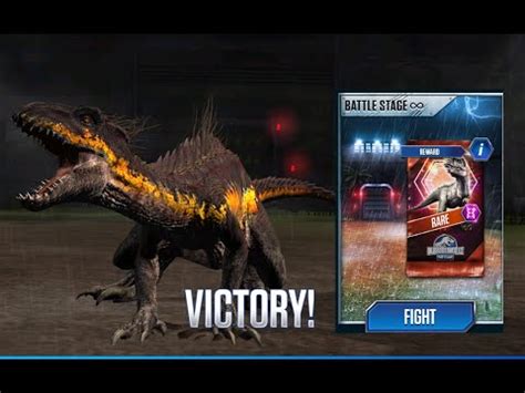 Indoraptor Max Level Battle Stage Infinity Ii Jurassic World The Game