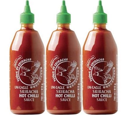 Uni Eagle Sriracha Hot Chilli Sauce Ml Pack Authentic Asian