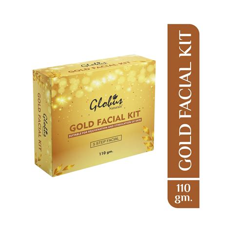 Buy Globus Naturals Gold Facial Kit For Illuminating Skin 5 Step Bridal