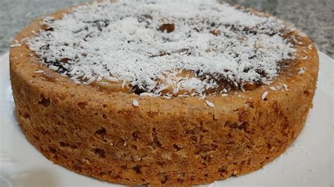 Bolo De Aveia Banana E Coco Sem A Car Sem Ovos E Sem Leite Sem