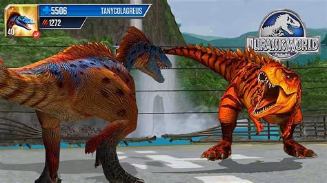 Tanycolagreus Vs T Rex Jurassic Dinosaur Battle Jurassic World The