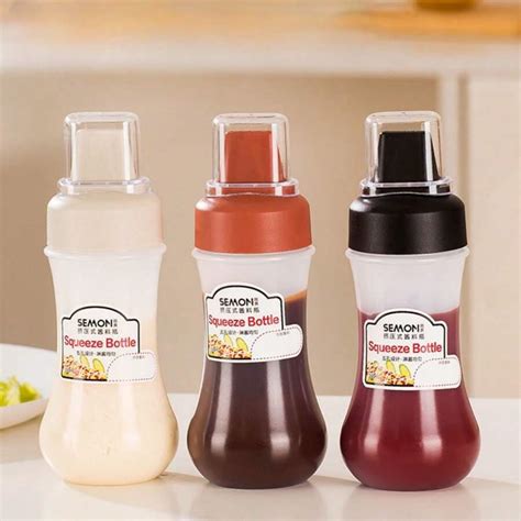 Portable Seasoning Divider Bottles Household Sauce Squeezing Bottle