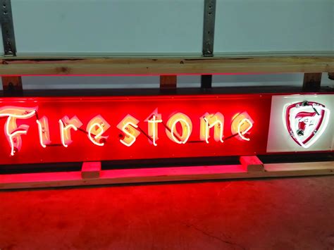 Firestone Tires Tin Neon Sign S Original X In Auburn Fall