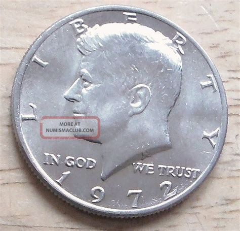 1972 P Brilliant Uncirculated Kennedy Half Dollar Very Sharp