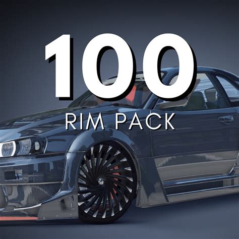 Fivem Custom Rims Pack 100 Custom Addon Wheels Fivem Ready Etsy