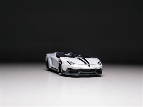 Hot Wheels Lamborghini Aventador J White Custom Plastic Wheels Toys Games Vehicles Toys Etna