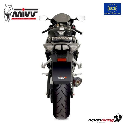 Mivv Exhaust Slip On Suono Approved Steel Suzuki Gsxr