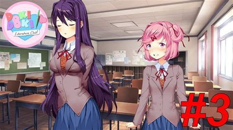 Yuri Vs Natsuki Doki Doki Literature Club Episode 3 Sayori Route Youtube