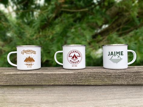 Personalized Campfire Mugs Etsy