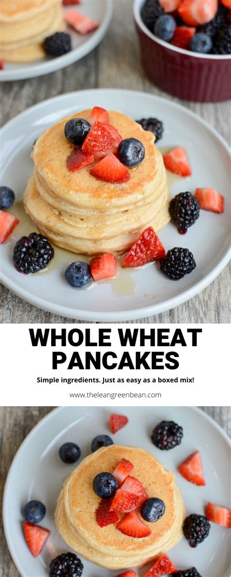 Whole Wheat Pancakes Recipe Simple Healthy Delicious