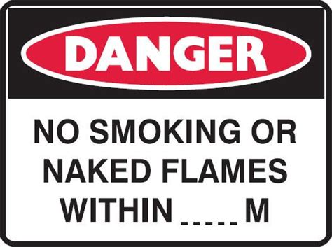 No Smoking Or Naked Flames Within