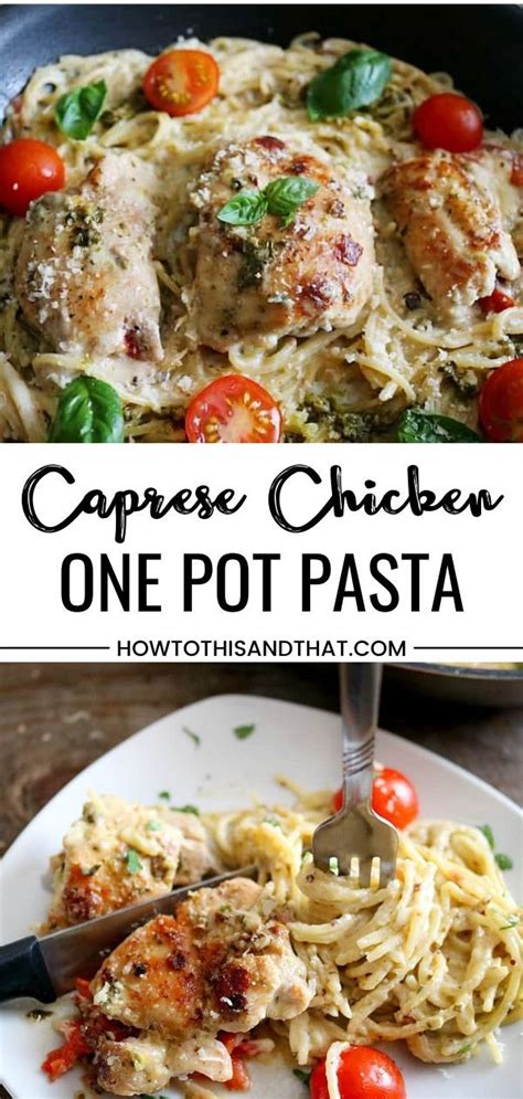 30 Minute One Pan Caprese Chicken Artofit