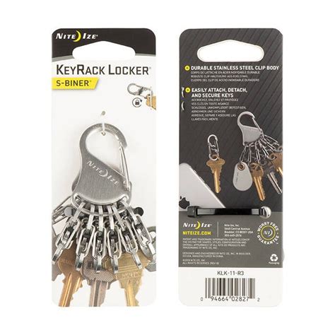 Nite Ize S Biner Keyrack Locker Rgo Rocket Gr