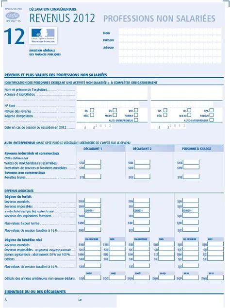 Fiche De Calcul Impôt Sur Le Revenu 2022 Wadaef FR