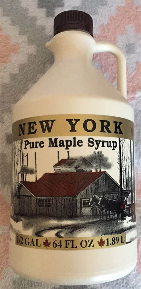 Maple Syrup New York 100 Pure Grade A Amber Rich Dark Robust Very Dark Half Gallon Etsy