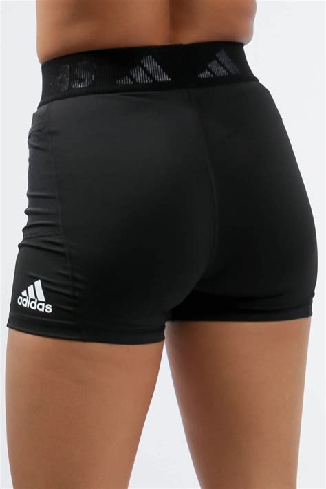 Adidas Techfit Badge Of Sport Shorts Black White Stylerunner