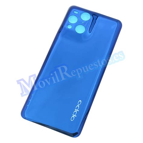 Tapa Trasera Para Oppo Find X3 Pro Azul MovilRepuestos Es