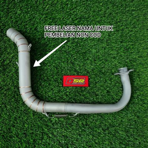 Jual Header Knalpot Leheran Cobra Sandblast Model Samlong Inlet