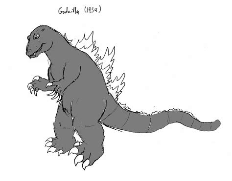 Godzilla 1954 by theblazinggecko on DeviantArt