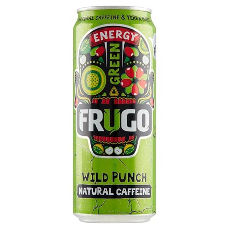 Frugo Energy Green Wild Punch Gazowany Nap J Energetyzuj Cy Ml