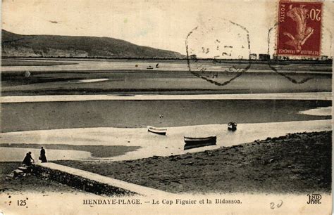 Modifier Le Texte De Hendaye Plage Le Cap Figuier Et La Bidassoa Hendaye