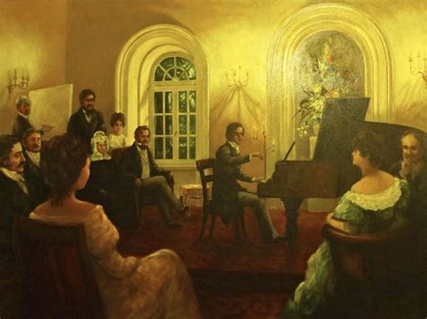 Chopin S Concert A Painting By W Adys Aw Kolbusz Classicalmusic