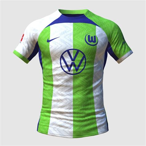 VfL Wolfsburg Home Concept 24 25 FIFA 23 Kit Creator Showcase