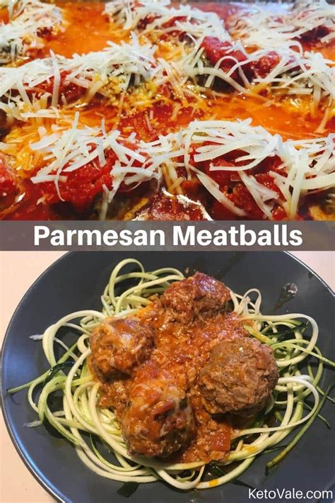 Keto Easy Baked Parmesan Meatballs Low Carb Recipe Keto Vale