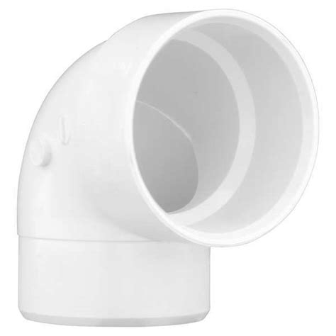 Zoro Select Pvc Degree Vent Street Elbow Hub X Spigot In Pipe