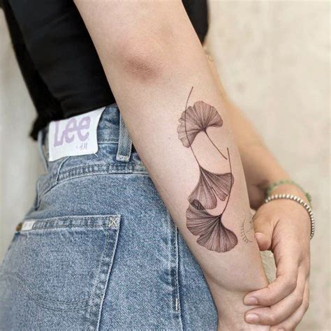 Ginkgo Leaf Tattoos Stunning Designs For Women