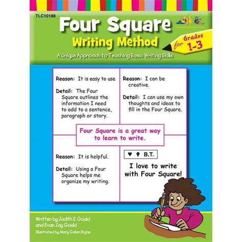 Lorenz Four Square Writing Method Multiple Grade Levels Walmart