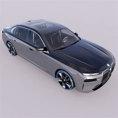 2023 BMW i7 Electric Car by antonprast14 | 3DOcean