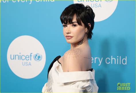 Demi Lovato Slays In Black And White Ahead Of Unicef Gala 2022