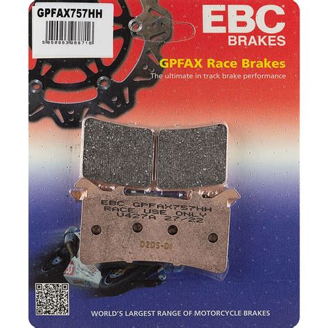 Ebc Gpfa Rac Gpfax Hh Sintered Brake Pads Clear Motardinn