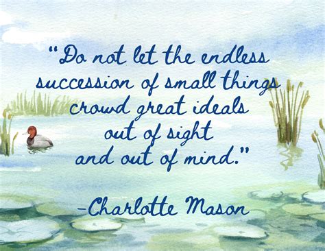 Charlotte Mason Quote Printable Poster Etsy