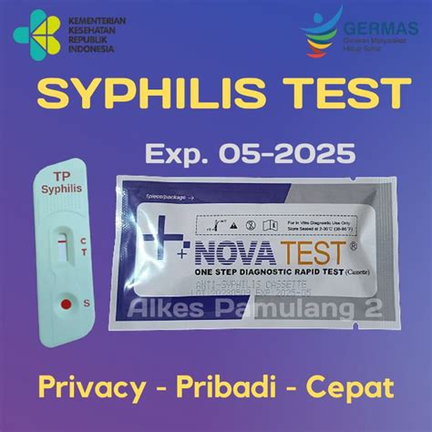 Jual Tp Syphilis Cassette Test Kit Alat Uji Tes Sifilis Akurat