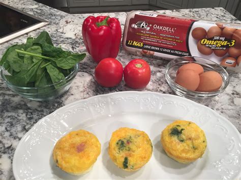 Recipe Info Spinach Ham And Cheese Egg Muffins