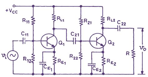 Practical Circuit Diagram Rc Coupled Amplifier