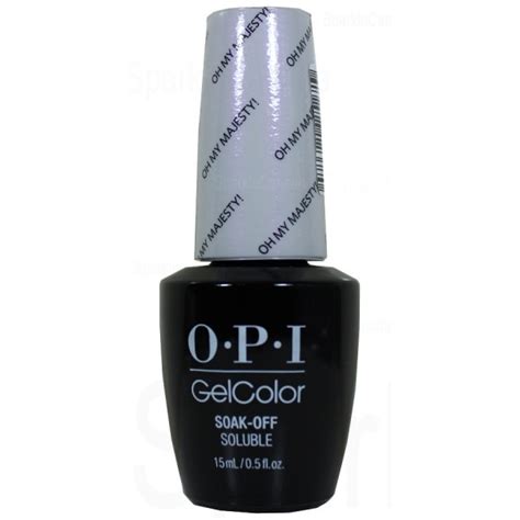 Opi Gel Color Oh My Majesty By Opi Gel Color Gcba2 Sparkle Canada