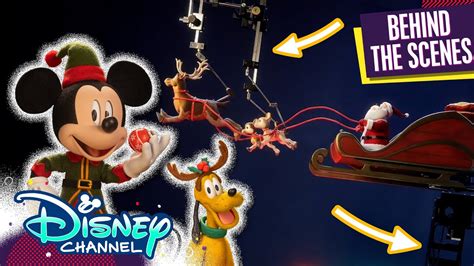 Behind The Scenes Of Mickey Saves Christmas Bts Disneychannel